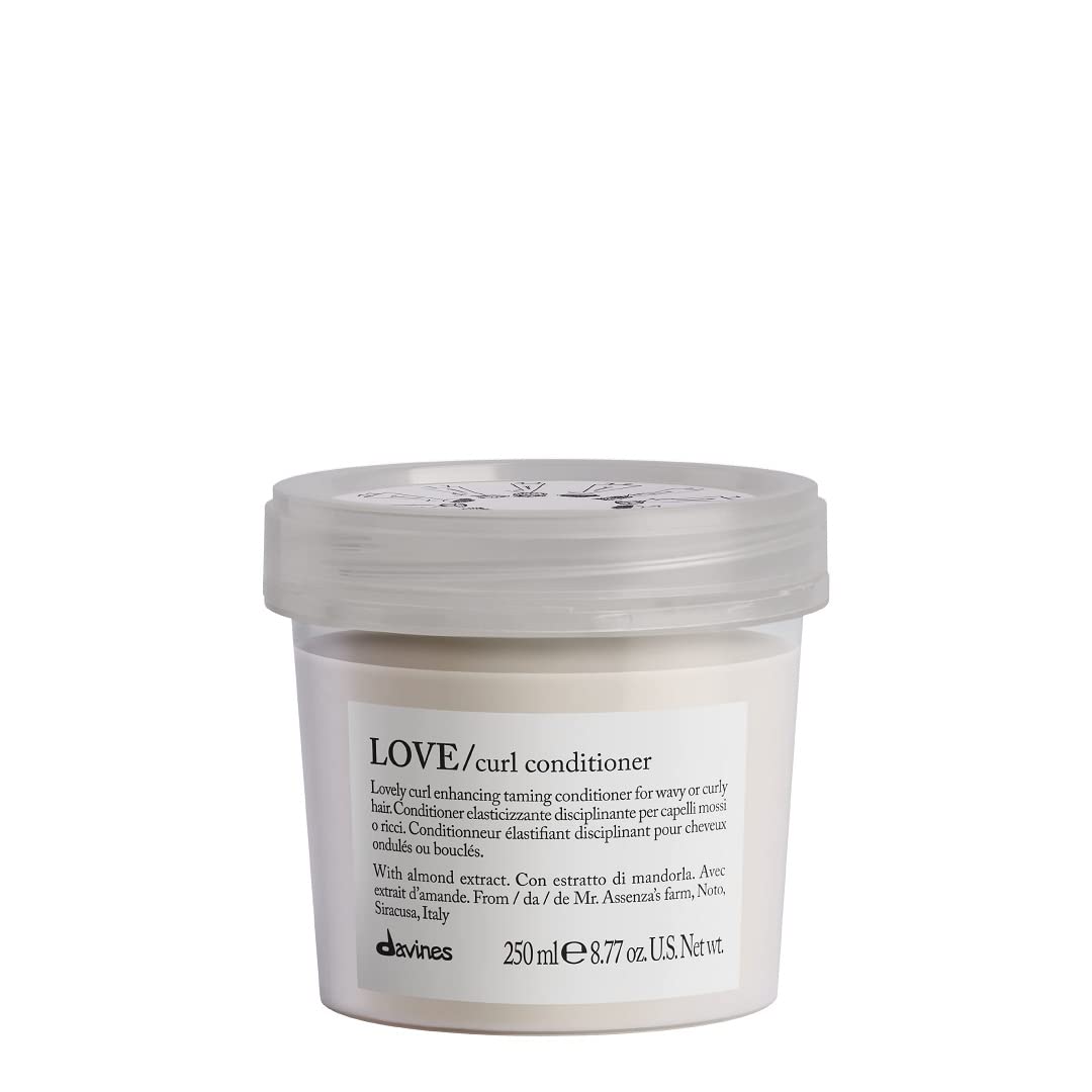 Davines LOVE Curl Conditioner | Curly Hair Conditioner for Hydrating + Elasticizing Curls | Great For Wavy and Curly Hair Types