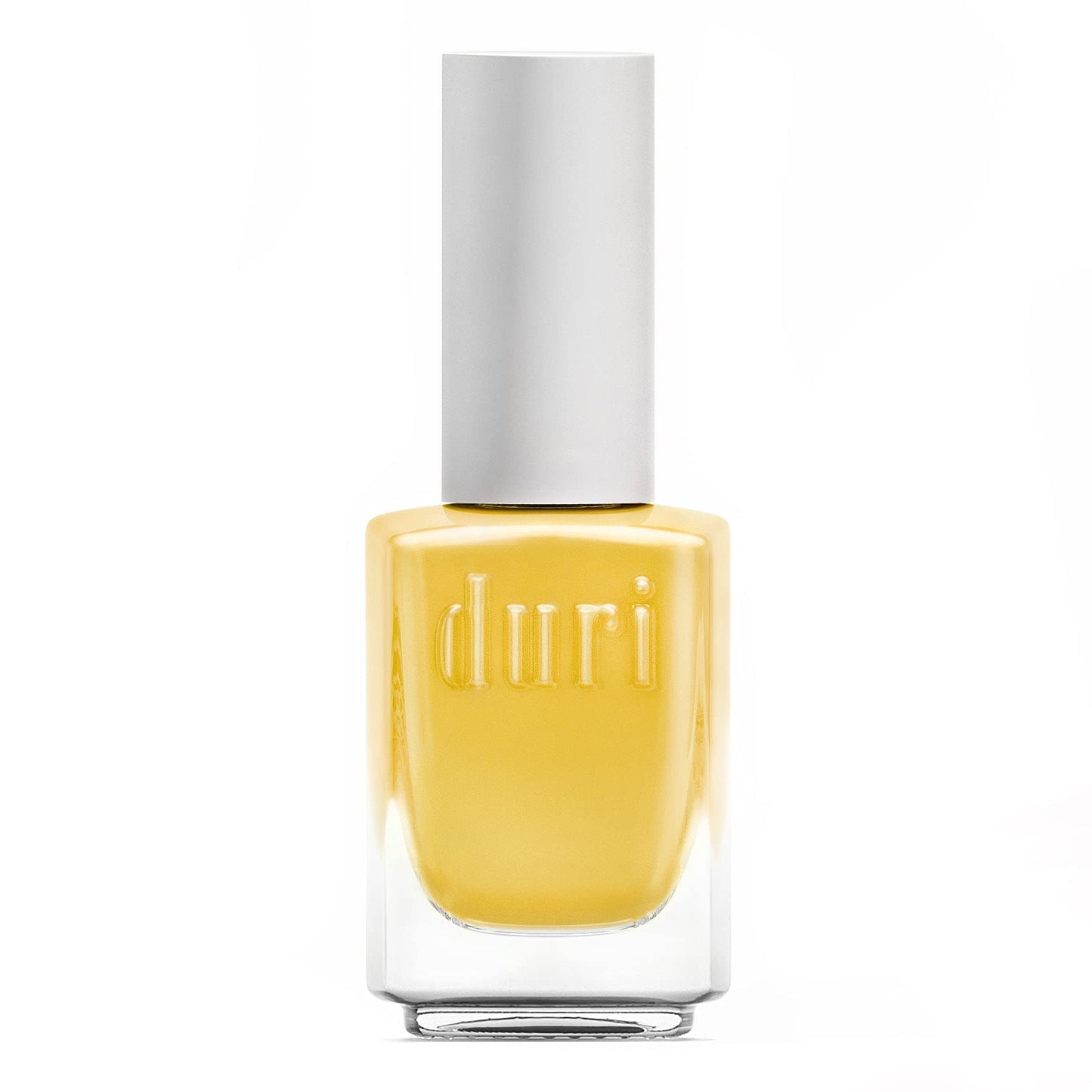 Duri Nail Polish, 101S, Summer Dream, Pastel Yellow Shade, Semi Matte Finish, Full Coverage, 0.45 Fl Oz