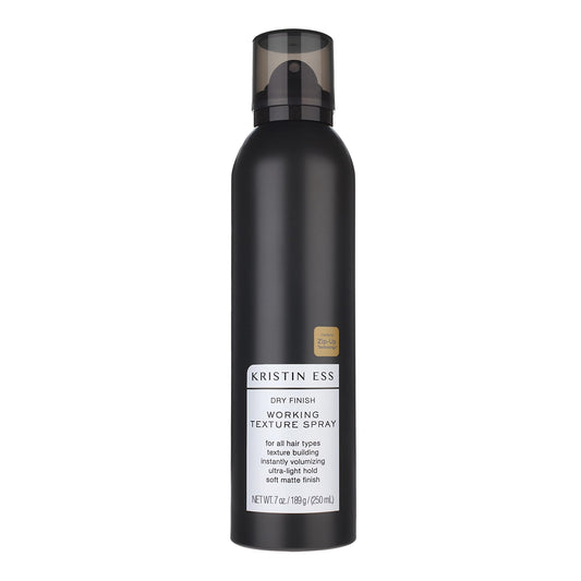 Kristin Ess Dry Texture Hair Spray | Volumizing & Texturizing Styler, Ultra-Light Hold Hairspray For Curls, Waves, & Fine Hair |