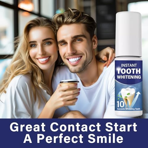 Tooth Paint, Instant Teeth Whitening Kit, Simple & Portable White Paint for Teeth - Regain Confident Smile