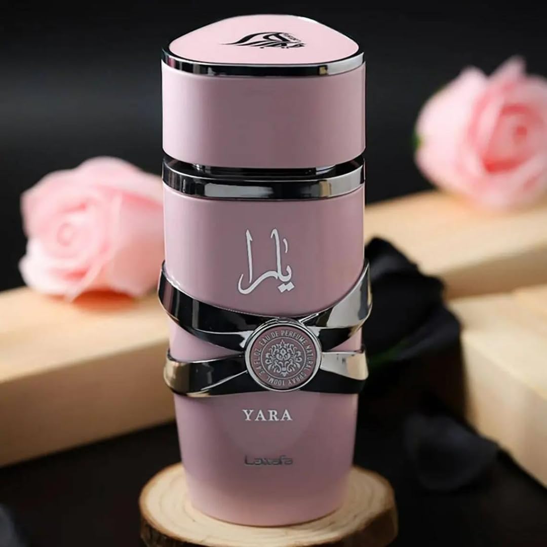 Yara Tous Eau de Parfum Spray for Women | 3.4 Oz | Pack of 4 | Lattafa