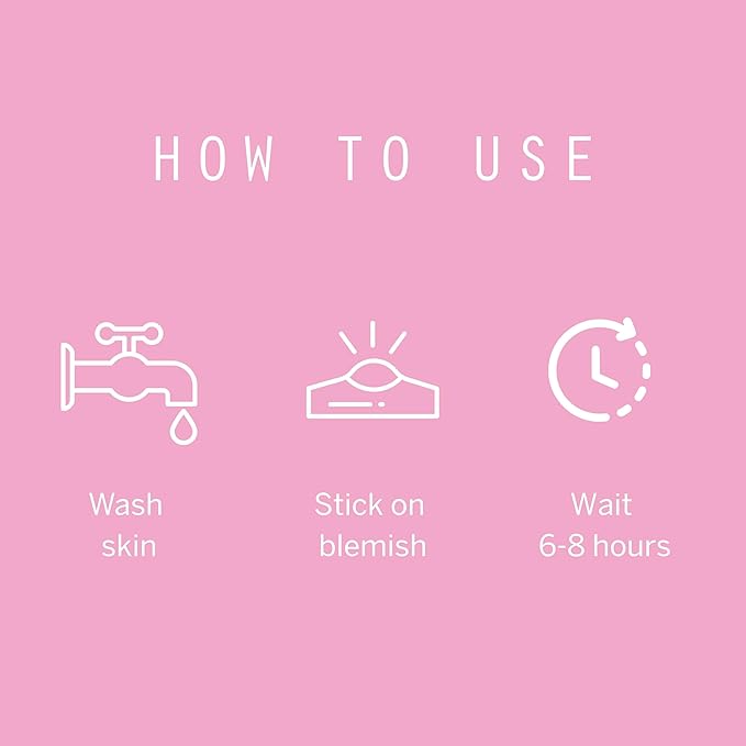 Dot Pimple Zit Patches for Face – Dermatologist Recommended & Ranked 1 for Most Effective Blemish Support – All Natural Hydrocolloid Acne Stickers with Vitamin C & Salicylic Acid (8 & 12 mm, 108 ct)