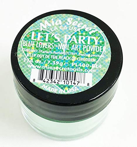 Mia Secret Nail Art Powder Blue Lovers Collection - .25 Oz. (Let'S Party)