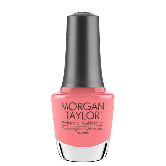 Morgan Taylor Nail Lacquer (Beauty Marks The Spot) Coral Nail Polish, Finger Nail Polish, Long Lasting Nail Polish, Coral Nail L