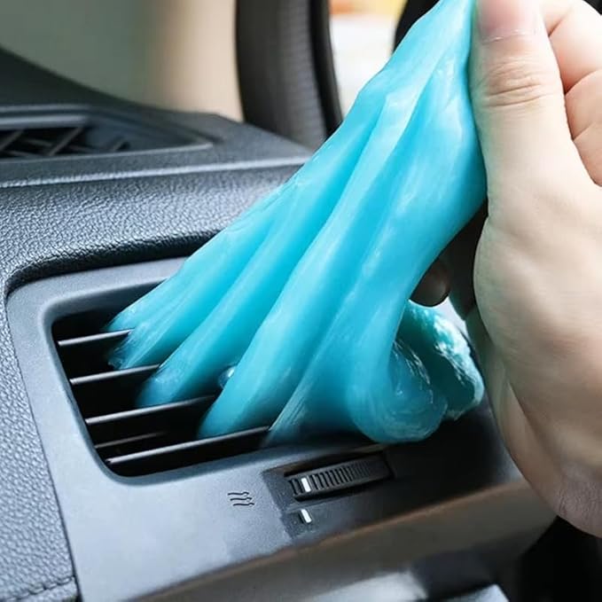 Car Cleaning Gel Compatible with Mazda Kai, 200g Detailing Putty for Auto Vents, Dashboard, Cup Holders - Reusable Multifunctional Dust Remover,200g*2