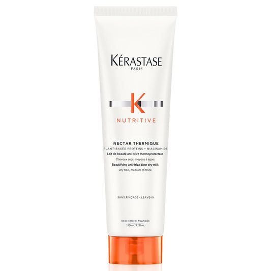 Kerastase Nutritive Heat Protecting Cream | Nourish And Smooth Frizz | Instant Softness & Shine After Blow Dry Or Heat Styling |
