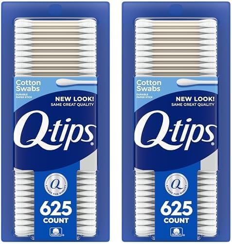 Q-Tips Cotton Swabs | 100% Cotton | 625 Count | Hygiene & Beauty Care