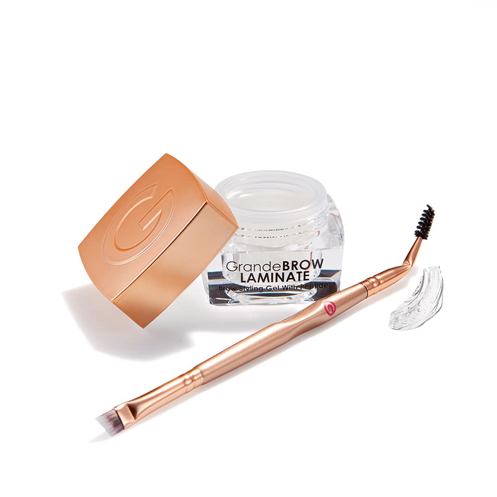 Grande Cosmetics Brow Lamination Gel | DIY Eyebrow Lamination | Shapes, Sculpts & Sets With 12-Hour Hold | Conditions & Nourishe