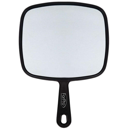Forpro Professional Collection Extra Large Hand Mirror With Handle, 9'' W X 12'' L, Multi-Purpose Handheld Mirror With Distortio