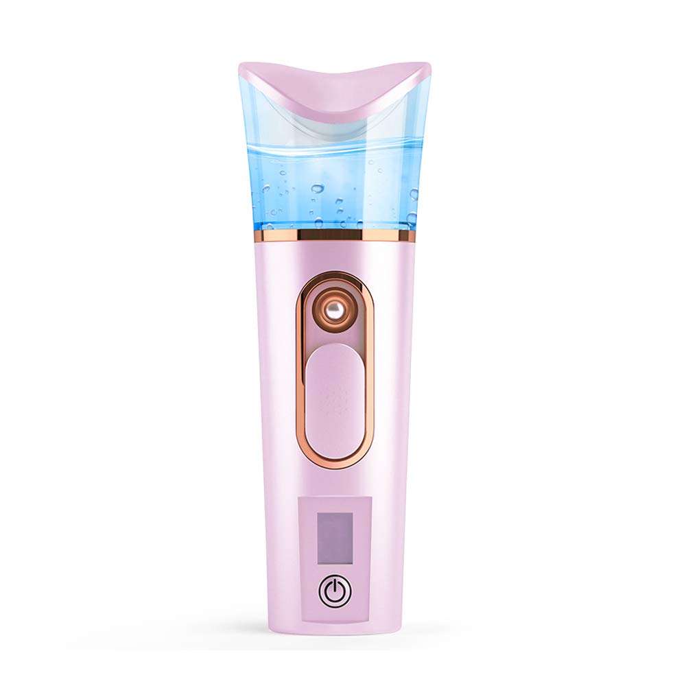 Nano Facial Mister With Skin Analyzer Moisture Tester, Fantexy Portable Mini Cool Face Mist Steamer With Usb, Handy Facial Spray