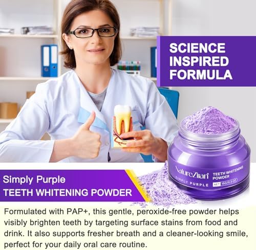 Teeth Whitening Powder - Teeth Whitening - Removes Stains - No Sensitivity - Toothpaste Power - Breath Freshener - for Coffee, Tea and Tobacco Stains 15g