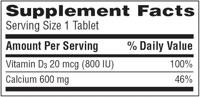 Caltrate 600 Plus D3 Calcium and Vitamin D Supplement Tablets, Bone Health Supplements for Adults - 60 Count (Pack of 2)