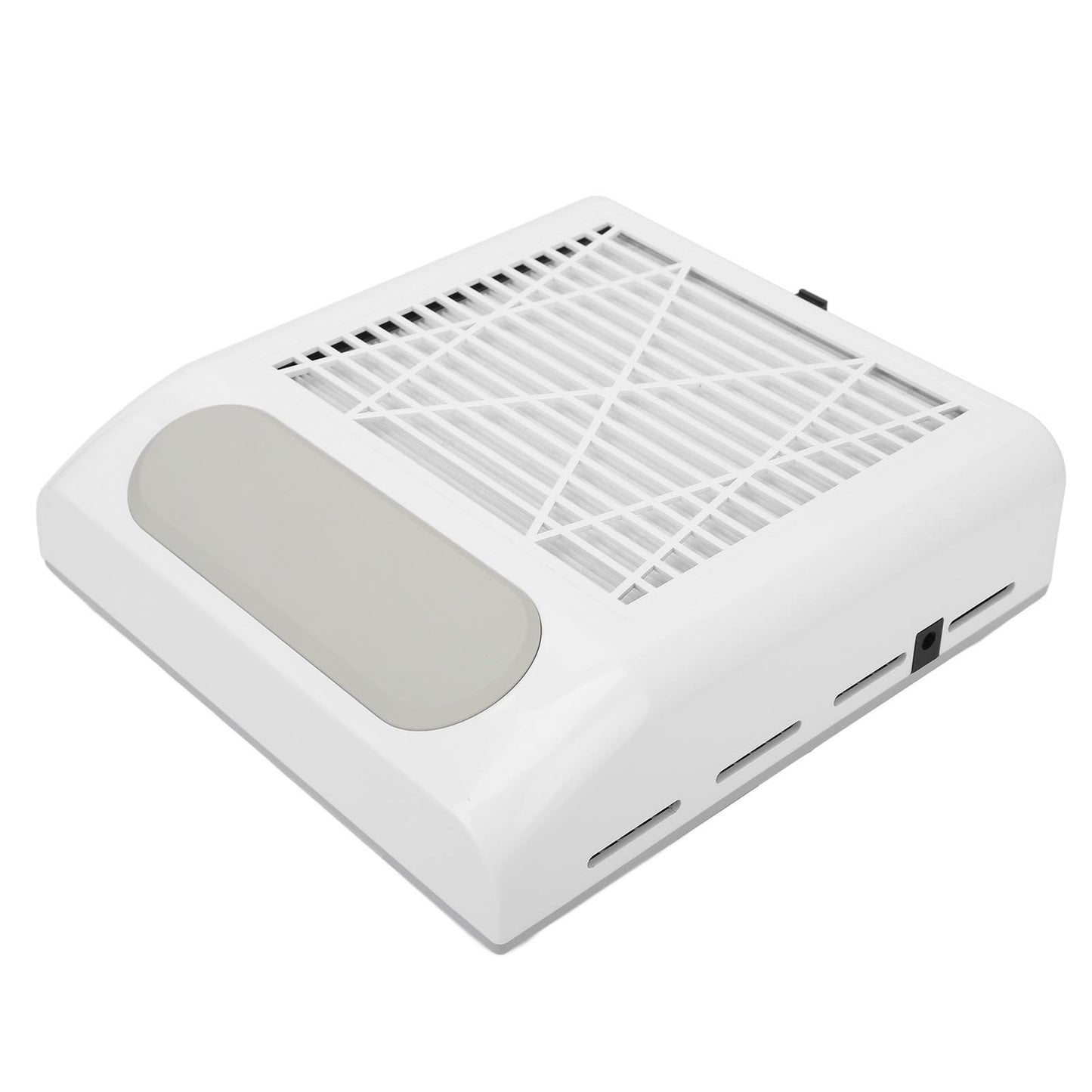 Nail Dust Collector, 80W Powerful Nail Vacuum Fan with Reusable Filter & Strong Suction, Professional Nail Fan Dust Collector Ex