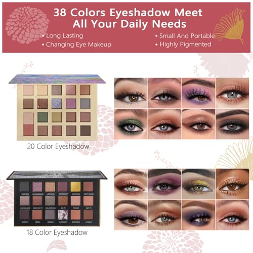 Makeup Set All in One Makeup Kit for Women, Makeup Sets for Teens, Christmas Makeup Gift Set for Teens Girls Women Teenagers, Makeup Kits for Girls Ages 10-12 13-15 14-16 Beginners Make up sets