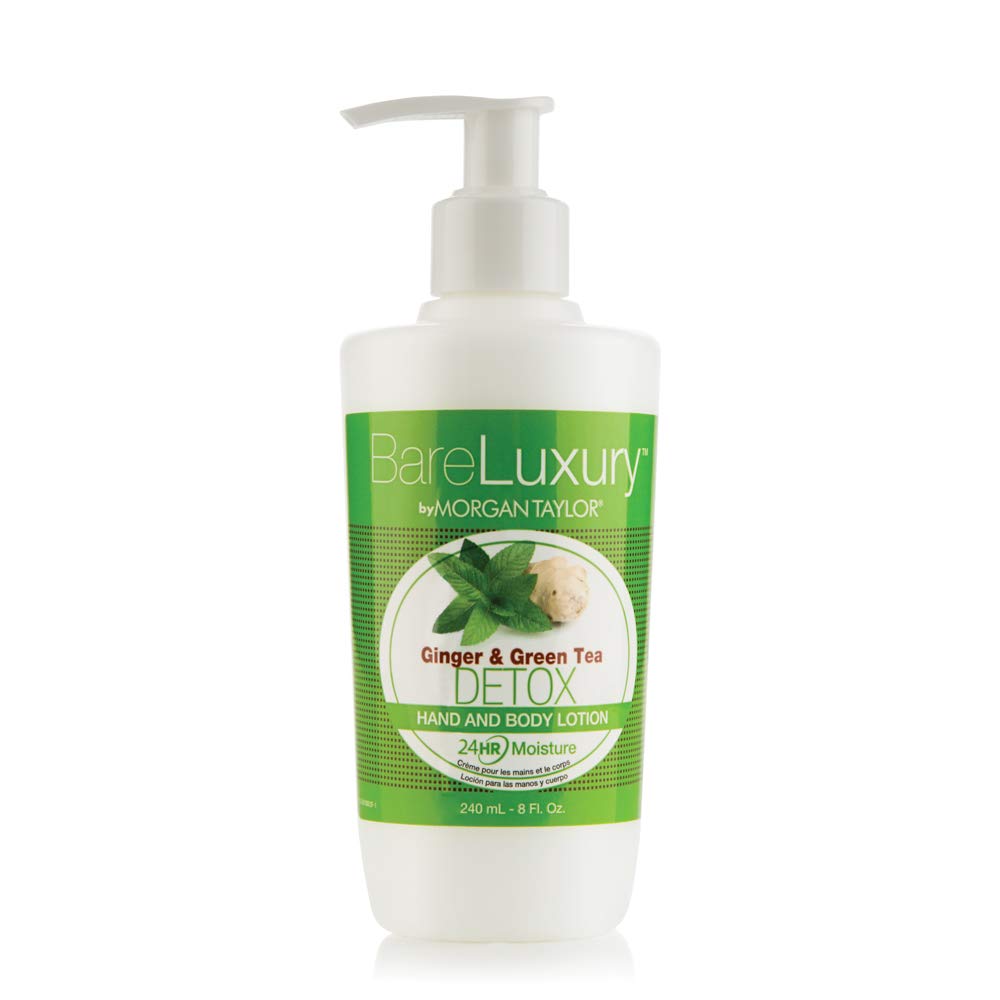 Morgan Taylor Nail Lacquer Spa Bareluxury Detox Ginger & Green Tea Lotion, Spa Gifts, Foot Massage, Self Care Gifts, Relaxtion G