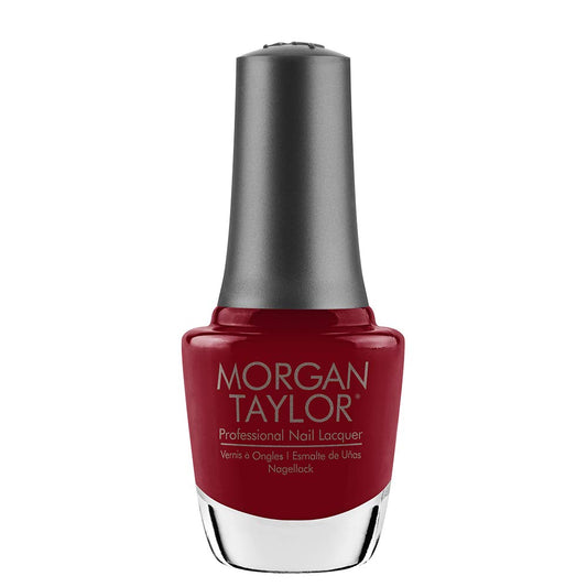 Morgan Taylor Nail Lacquer (Man Of The Moment) Red Nail Polish, Finger Nail Polish, Long Lasting Nail Polish, Red Nail Lacquer,