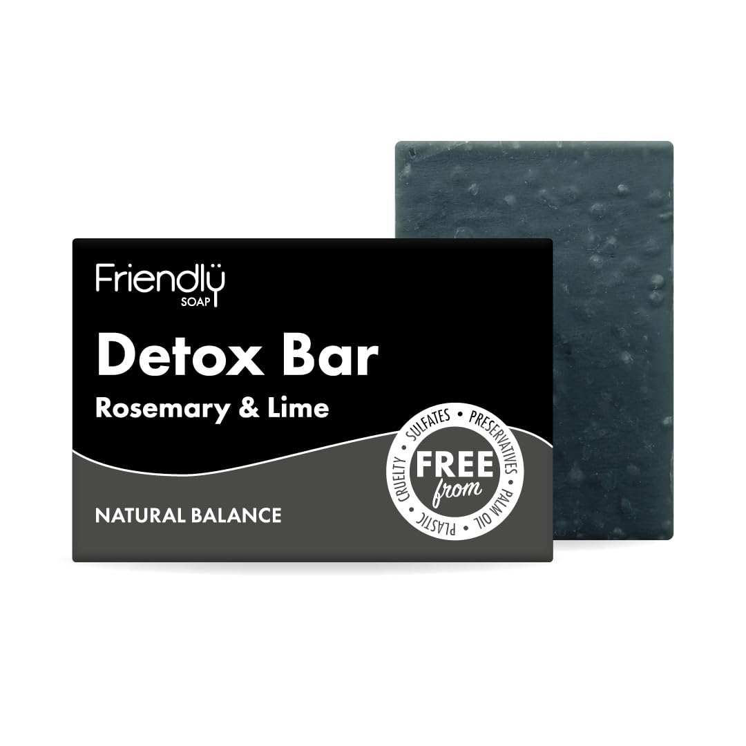 Friendly Soap Rosemary & Lime Detox Bar 95 G