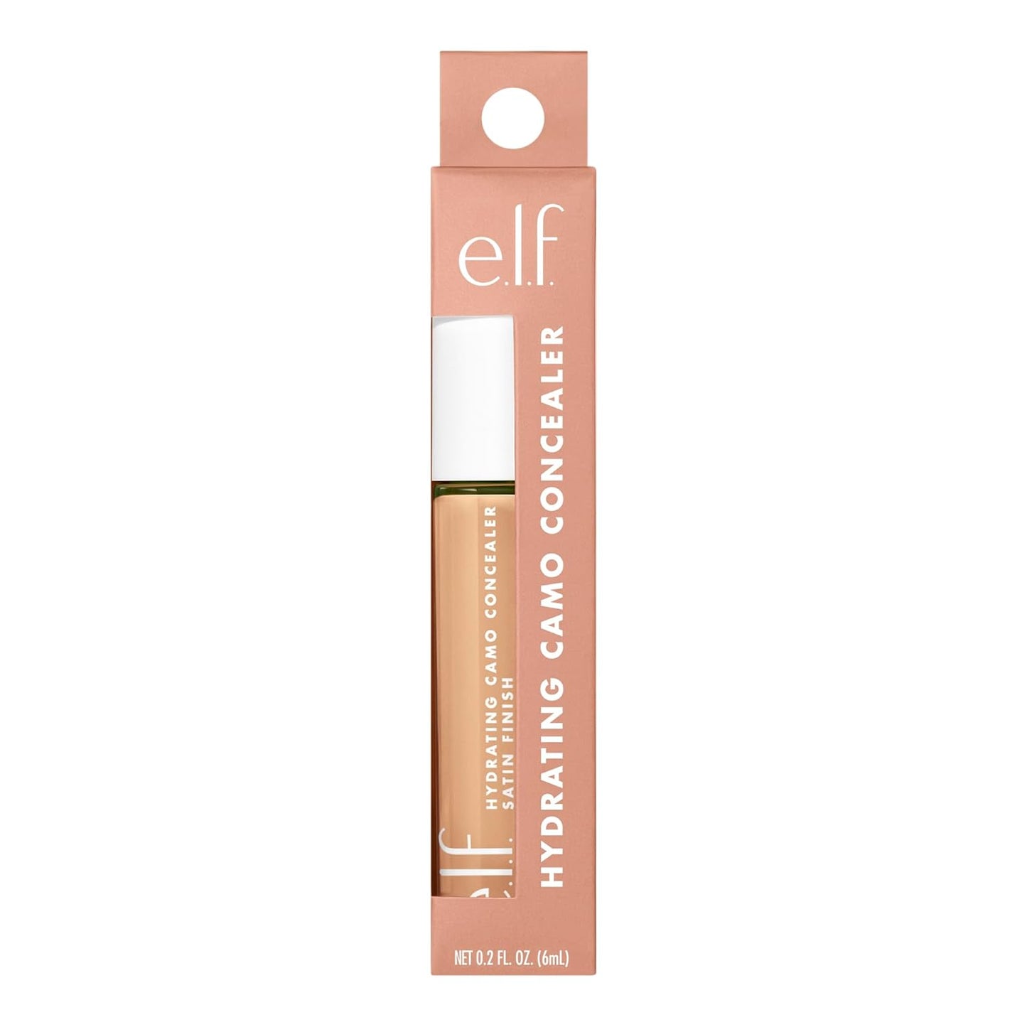 e.l.f. Hydrating Camo Concealer | Full-Coverage, Vegan, Light Beige