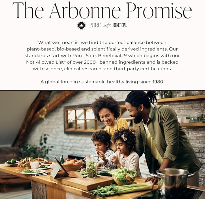Arbonne Mushroom Powder Daily Defense - Daily Mushroom Supplement Powder Superblend That Supports Immune and Cognitive Health, 100% Organic Mushrooms, 2.1 oz