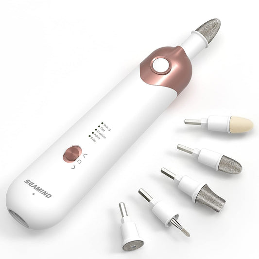 Electric Manicure Pedicure Kit, Electric Nail File For Natural Nails,Nail Grinder For Thick Nails,Hand & Foot File Trimmer Buffe