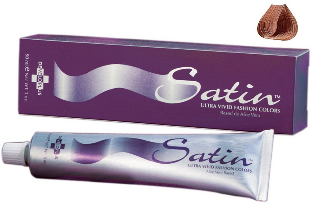 Satin Golden Copper Blonde Hair Color - 7GC
