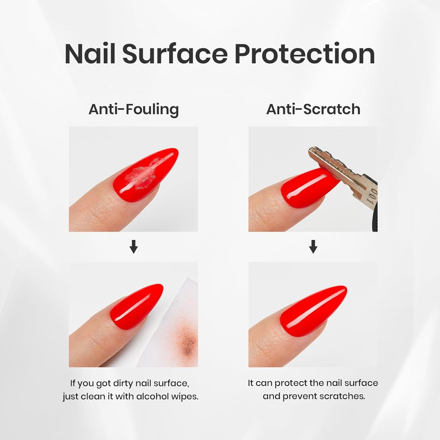 Beetles Gel Nail Polish Set – 3Pcs No Wipe Top Coat & Cuticle Oil | Glossy Shine