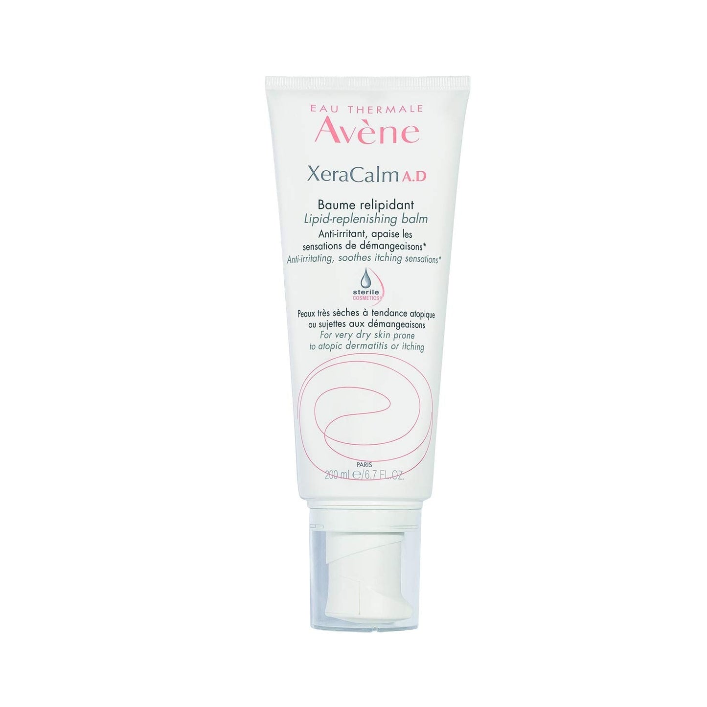 Eau Thermale Avne Xeracalm A.D Lipid-Replenishing Balm, Atopic Dermatitis, Eczema-Prone, No Preservatives, Fragrance-Free, 6.7 O