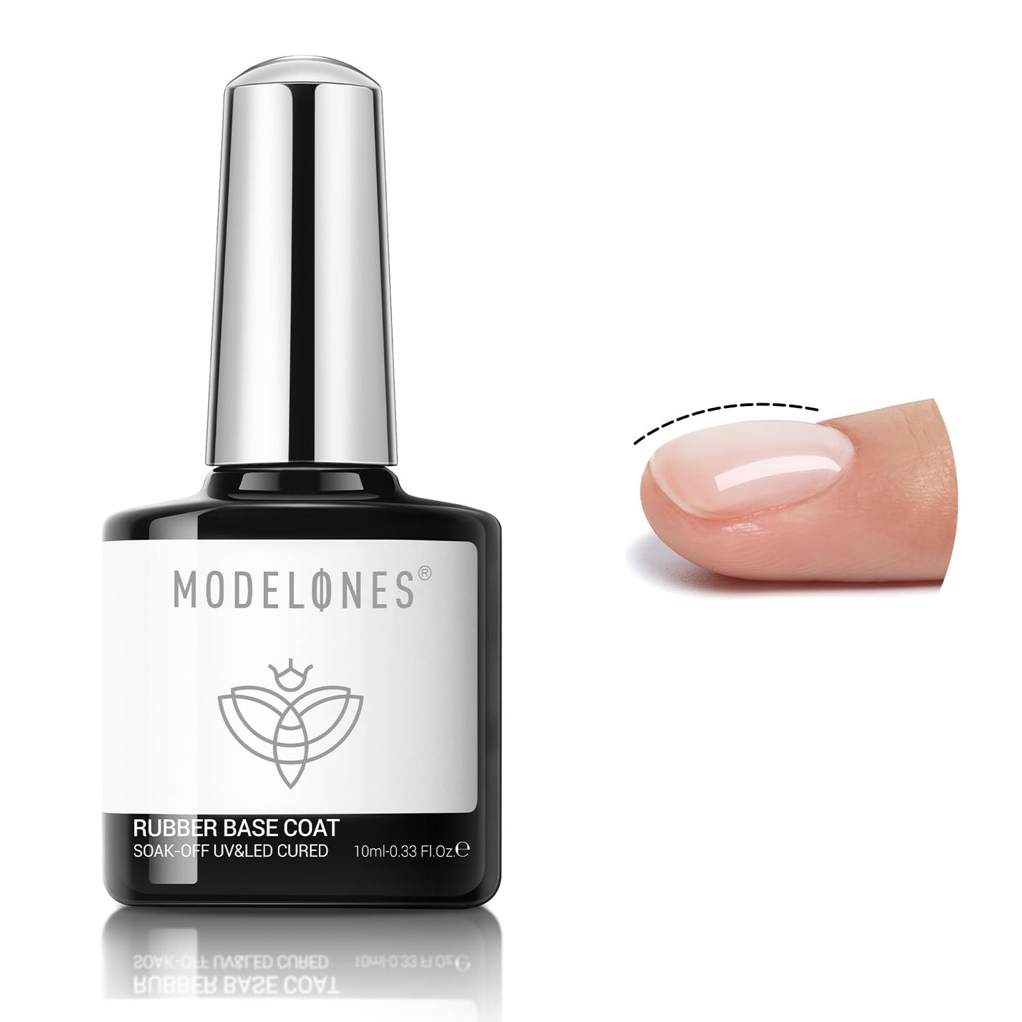 Modelones 15ml Gel Top Coat | Super Shiny No Wipe Base & Top Coat Set