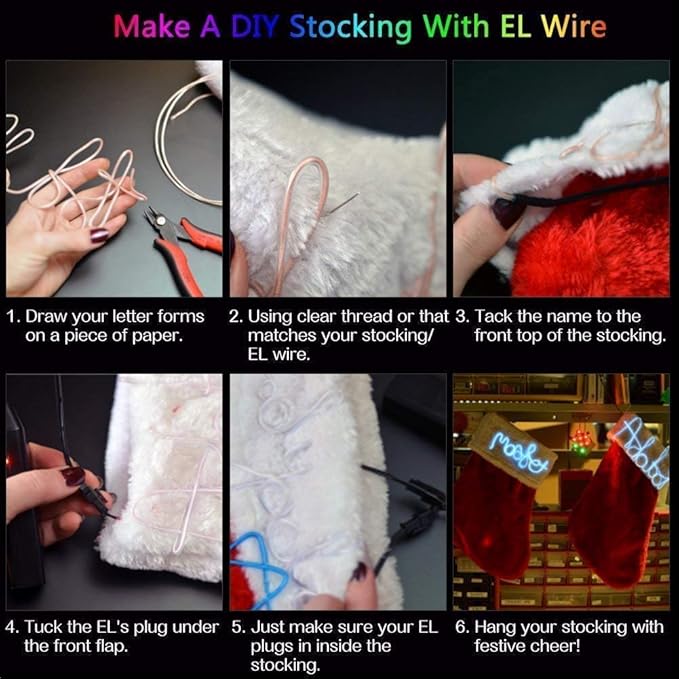 ABALDI El Wire Neon Light, Car Interior LED Lights for Xmas Halloween Christmas Car Interior Decoration(3m/9ft,Ice Blue)