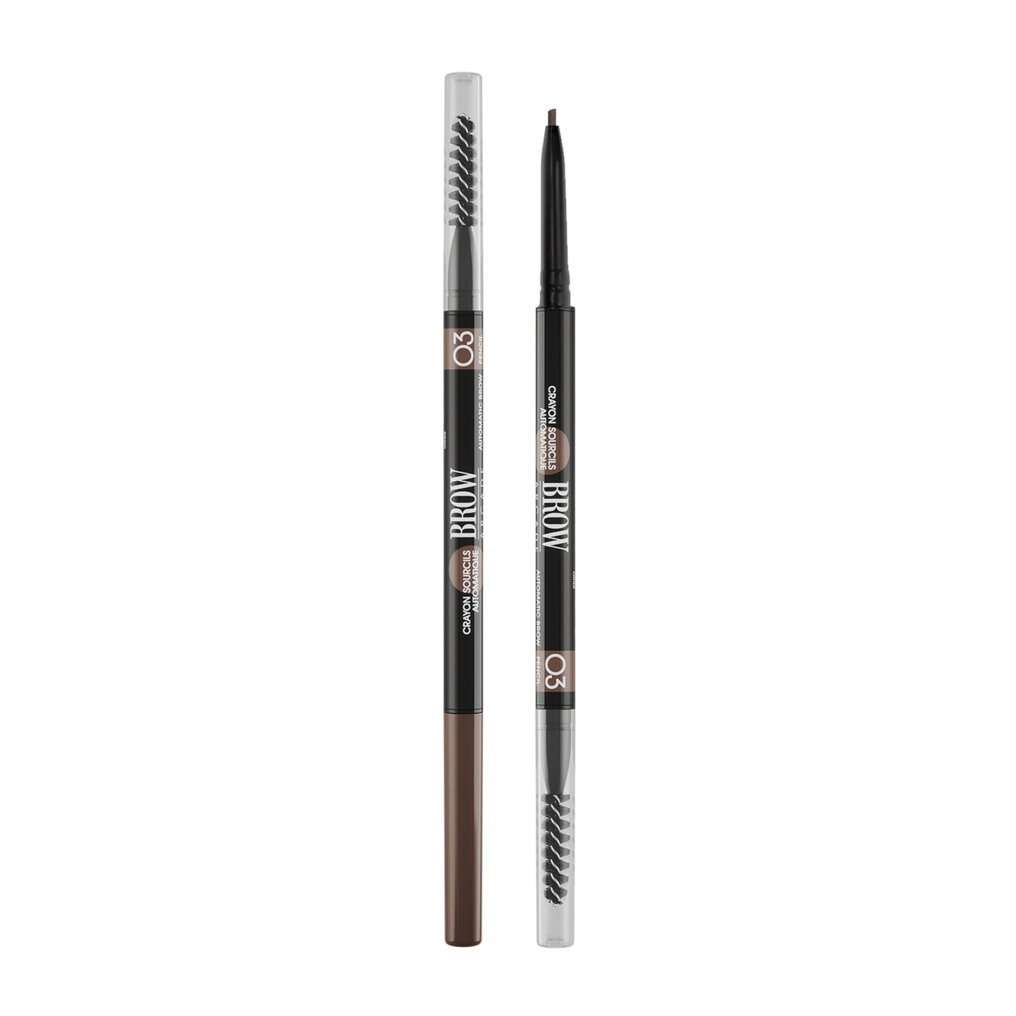 Vivienne Sabo Paris - Automatic Eyebrow Pencil Brow Arcade, Chestnut (Shade 03), Natural Looking Brows, All Day Wear, Cruelty Fr
