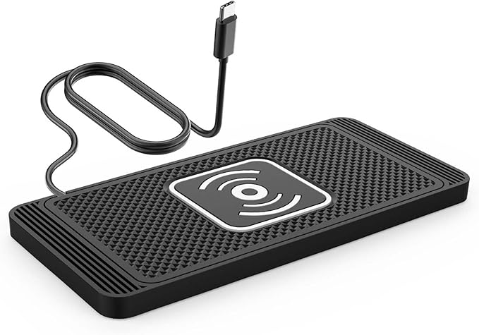 Wireless Car Charger Pad for Hyundai Tucson 2005-2026, Type-C/USB 15W Car Wireless Charger Non-Slip Cordless Charging Mat Car Accessories, B-30cm Type-C Interface