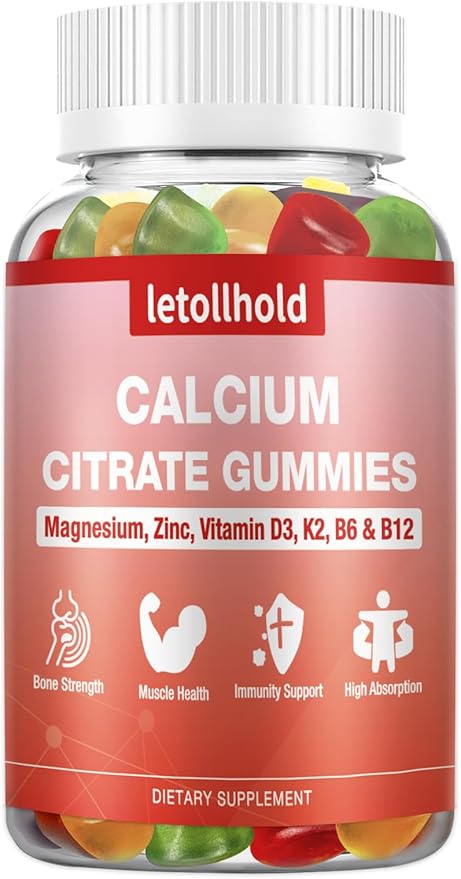 Sugar - Free Calcium Gummies Improve Immune System