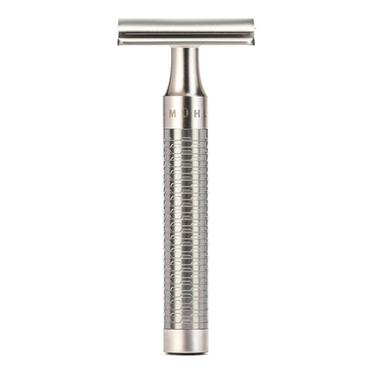 Mhle Rocca R89 Double Edge Safety Razor (Closed Comb) | Pure Matt Stainless Steel |Perfect For Everyday Use | Barbershop Quality