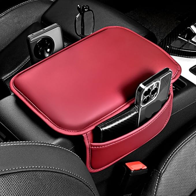 Arm Rest Pad Car for VW Routan 2008-2013, Car Center Console Cover Car Armrest Cushion Armrest Box Pad Car Accessories,Black