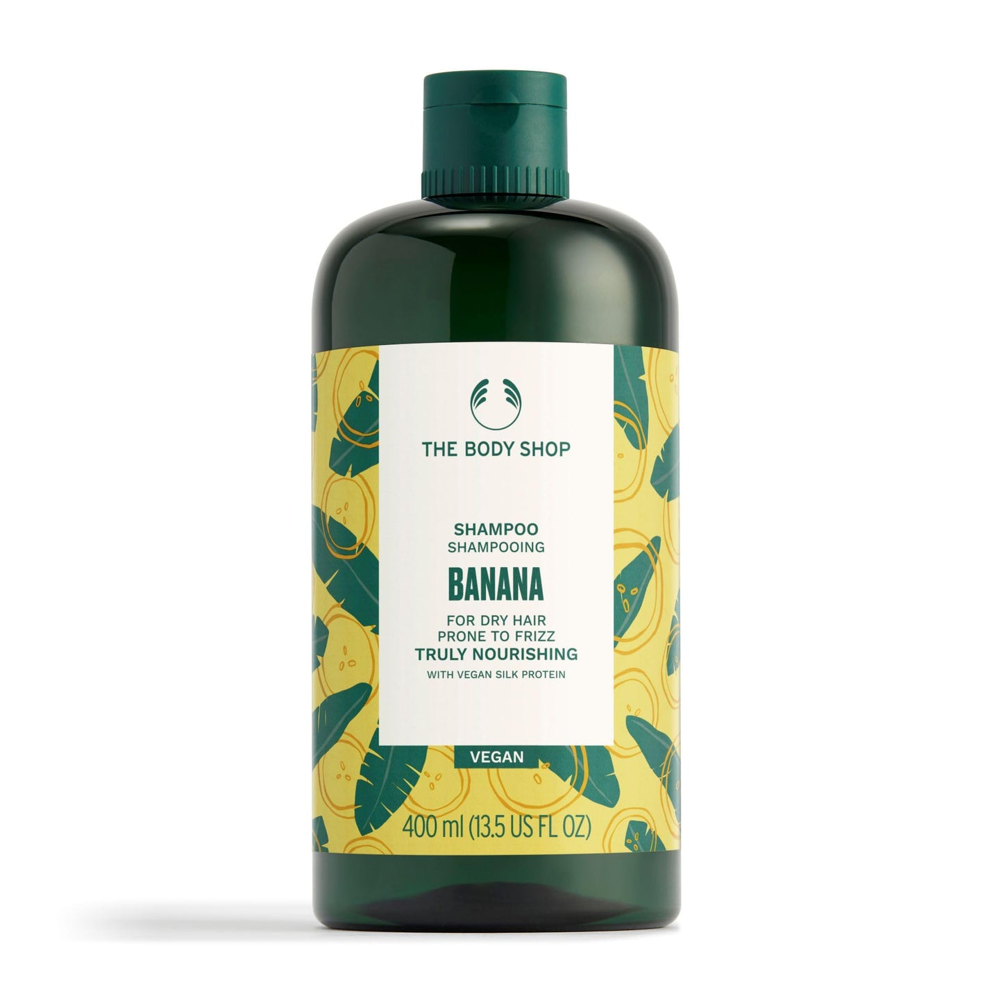 The Body Shop Banana Truly Nourishing Shampoo, 13.5 Fluid Ounce