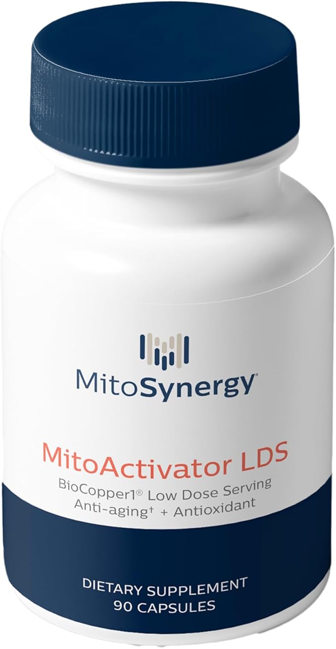 MitoActivator BioCopper1 (Cunermuspir) LDS - Low Dose Serving 0.1mg Bioavailable Copper - Lyme Support for Sensitive Users to minimize Herxheimer Reaction