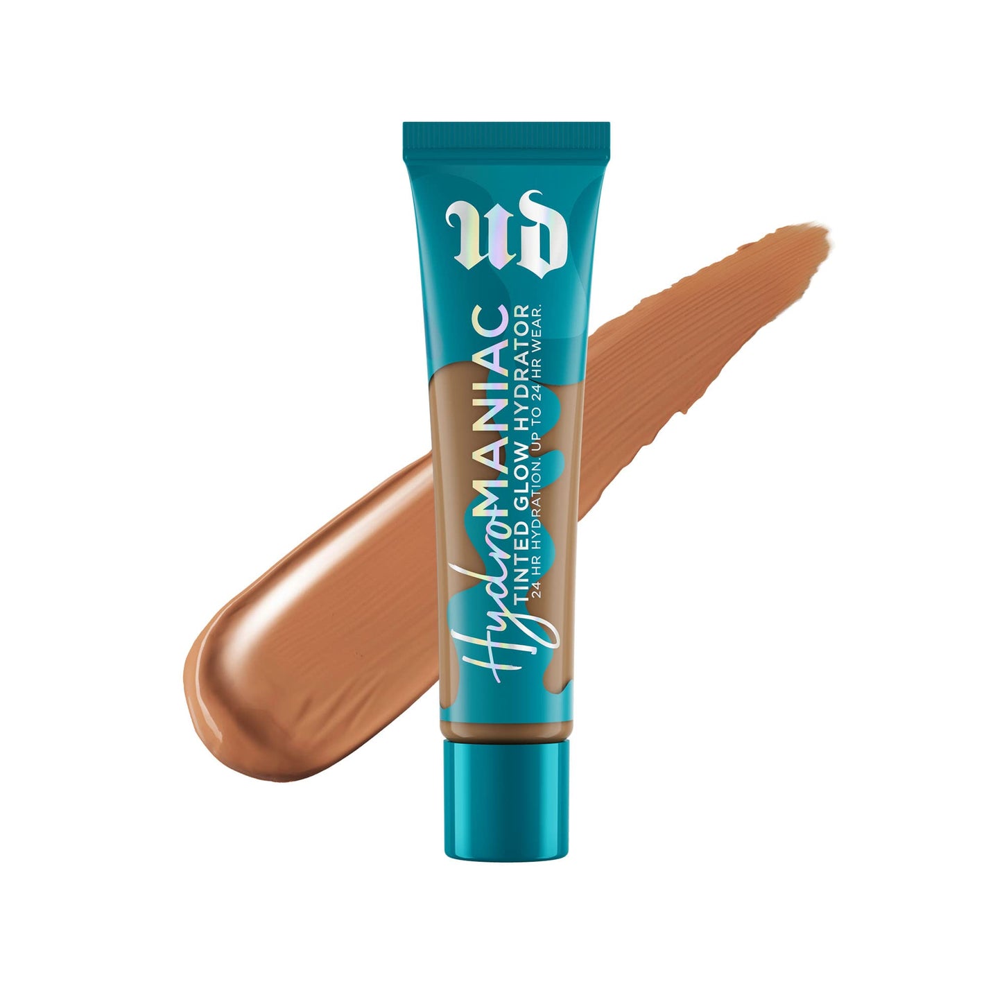Urban Decay Hydromaniac Dewy Foundation (55 Medium Deep Neutral), Hydrating Tinted Moisturizer For Dry Skin, Buildable Medium Co