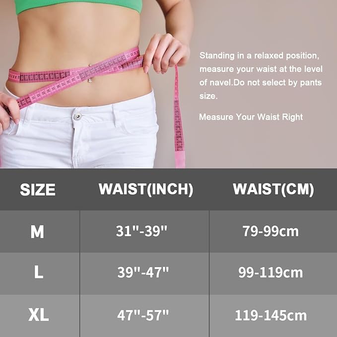 Cordless Heating Pad Back Massager Brace for Lower Back Pain Relief, Heated Back Brace Vibration Wrap with Rechargeable Battery, Heating Lumbar Support Belt with Massage for Cramps (M)