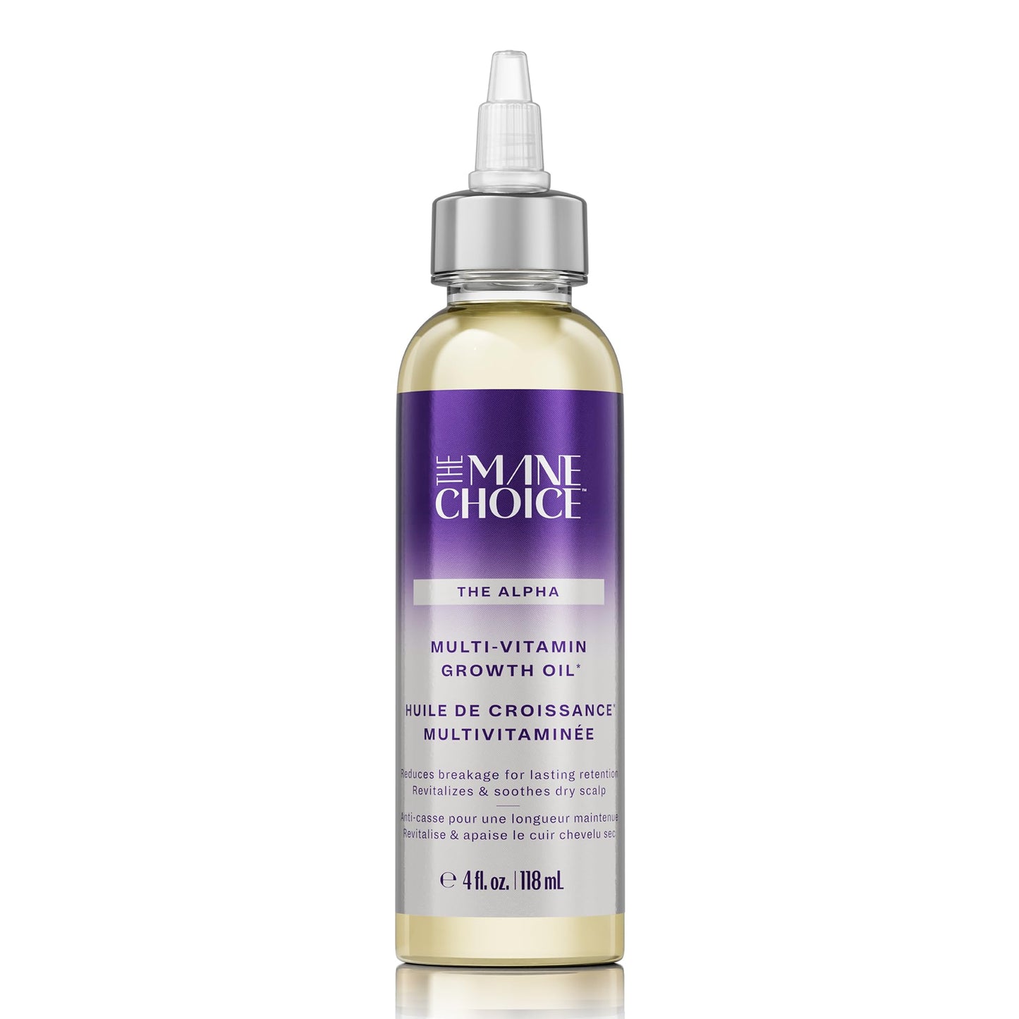 The Mane Choice Alpha Multi-Vitamin Scalp Hair Growth Oil, 4 Fl Oz, 1 Pack, Nourishing Scalp Oil With Biotin, Vitamin C, Rosemar