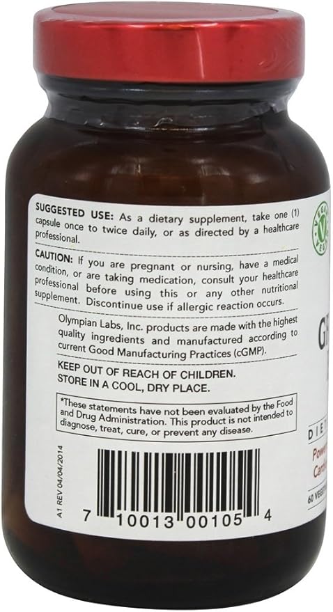 Olympian Labs Grape Seed Extract 600mg, Supports Heart & Immune Health, 60 Count