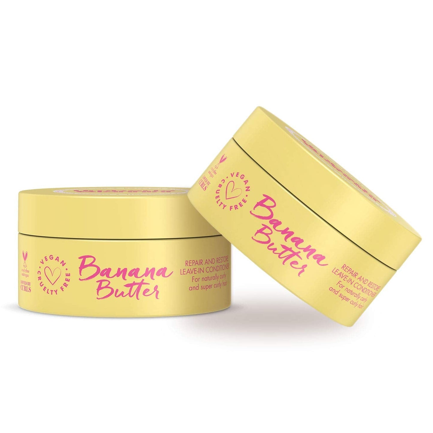 Umberto Giannini Banana Butter Leave-In Conditioner, Vegan, Cruelty Free & Silicone Free Leave-In Conditioner For Curly Or Wavy