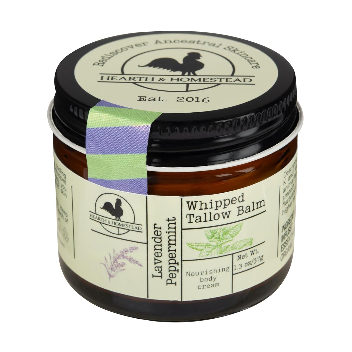 Handmade Coffee Vanilla Whipped Tallow Balm | Organic Body Butter - 1.3 Oz