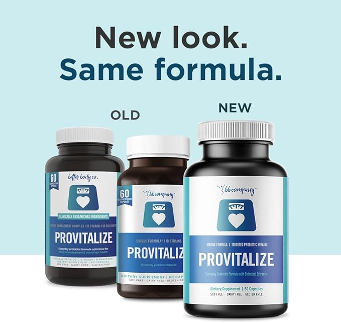 BB Company Provitalize | Probiotics for Women, Menopause | Joint Support, Sexy Midsection Curves, Digestive Health, Menopause Bloat | Turmeric Curcumin Moringa | Packaging Vary | 2 Pack