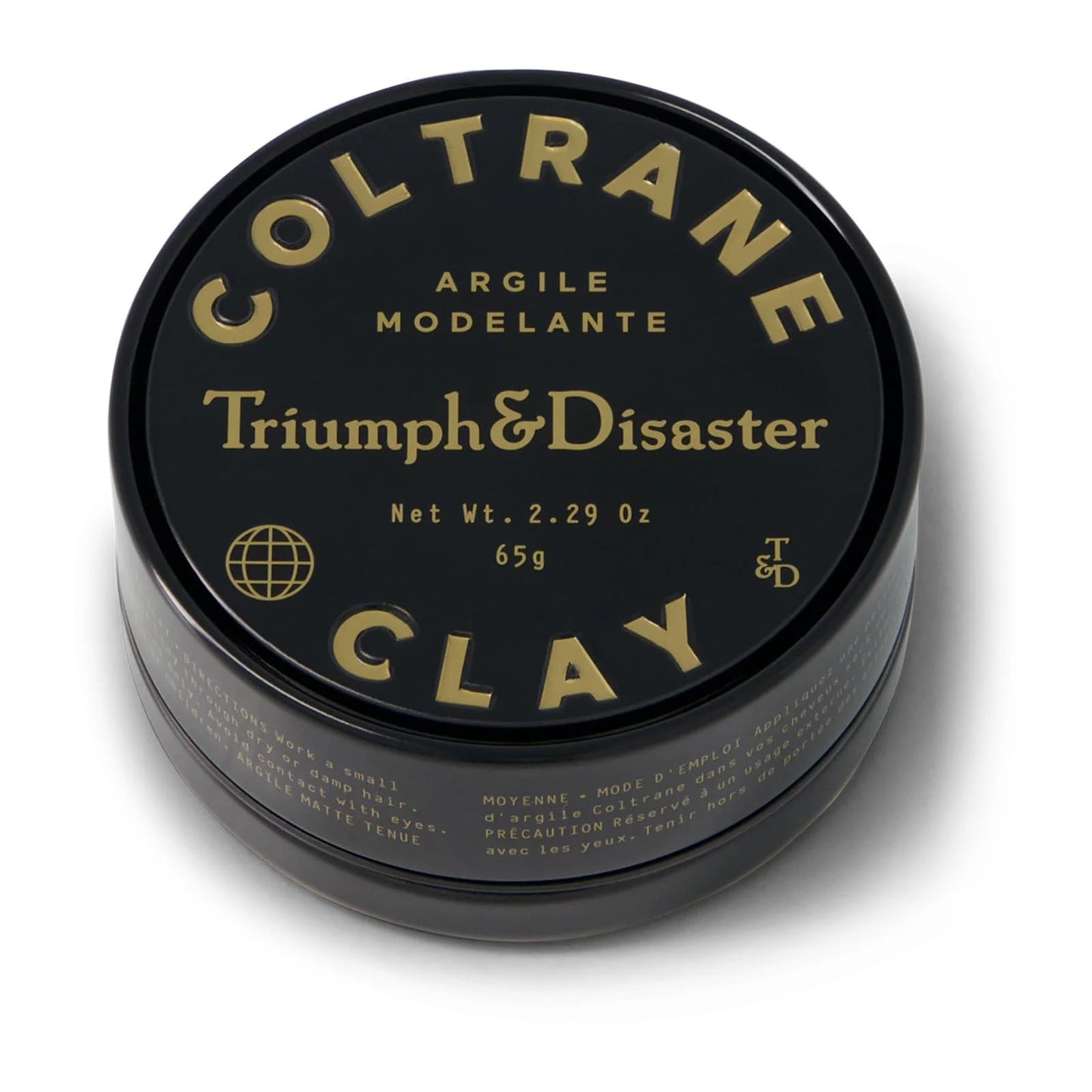 Triumph & Disaster | Coltrane Clay Hair Pomade | Medium Hold For Fine To Thick Hair - Matte Finish For Men, 65G