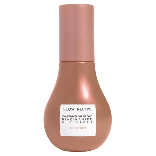 Glow Recipe Niacinamide Hue Drops Face Serum - Tinted Serum + Glow Drops To Bronze, Brighten & Hydrate - Skincare Makeup Primer