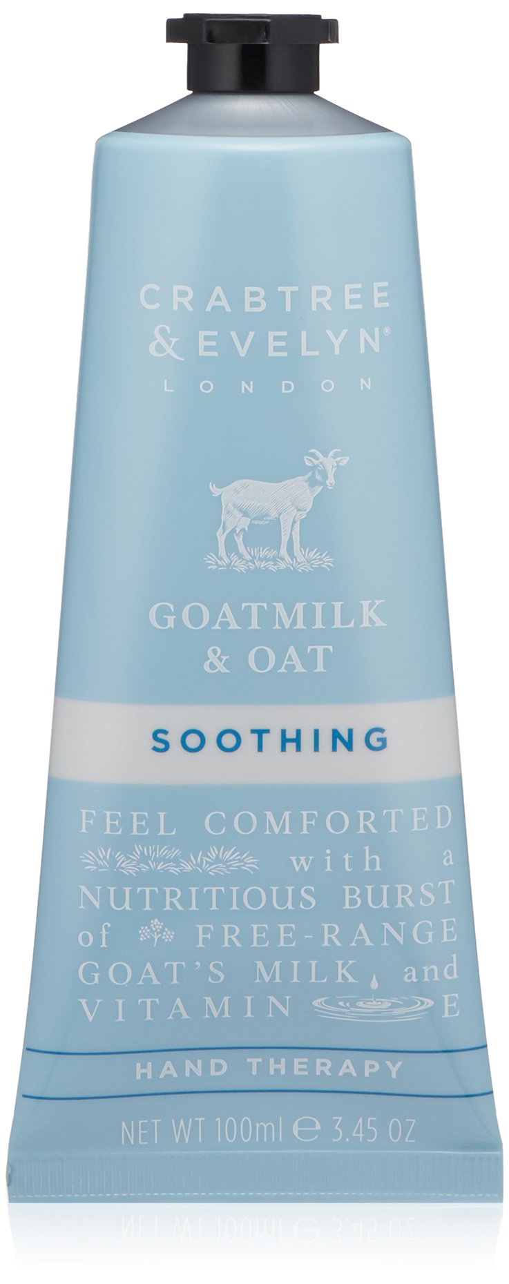 Crabtree & Evelyn Goatmilk And Oat Soothing Hand Cream Therapy, 3.45 Oz