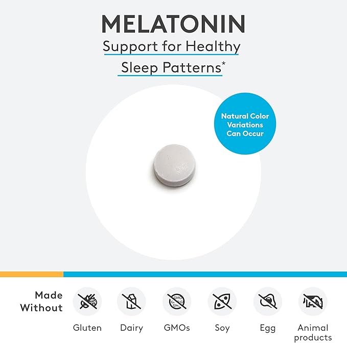 XYMOGEN Melatonin - Peppermint Lozenges - 3mg Melatonin Supplement for Nighttime, Antioxidant + Immune Support (60 Quick-Dissolve Tablets)