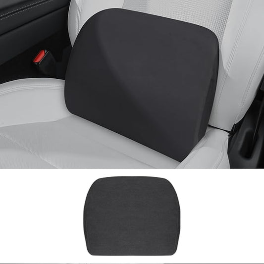 Memory Foam Lumbar Support Pillow for Tesla Model 3 Model Y Model S/X Cybertruck Model 3 Hidden Model Y Juniper Accessories - Mid/Lower Back Support Cushion for Car Seat (Black)