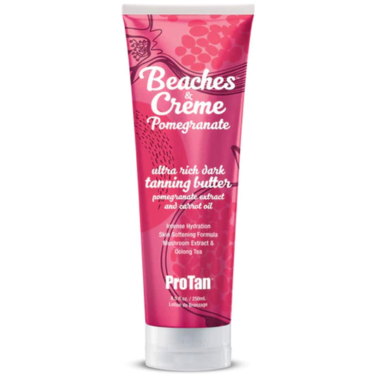 Pro Tan Beaches & Crme Pomegranate Dark Tanning Butter With Intensifiers Including Tyrosine 8.5Oz
