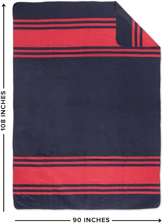 Arcturus Rainier Wool Blanket - Warm, Heavy, Washable, Bed Blanket | Great for Home & Camping (Lava Canyon, King)
